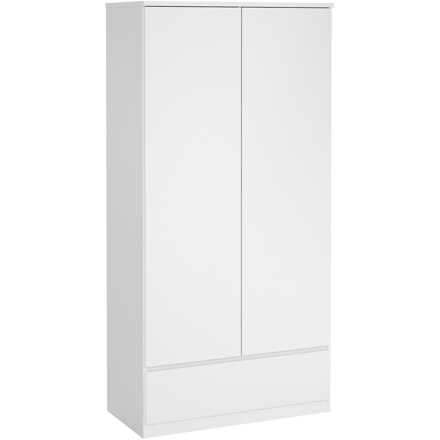 Furniture To Go Naia 2-Door 1-Drawer Wardrobe - White - Image 3