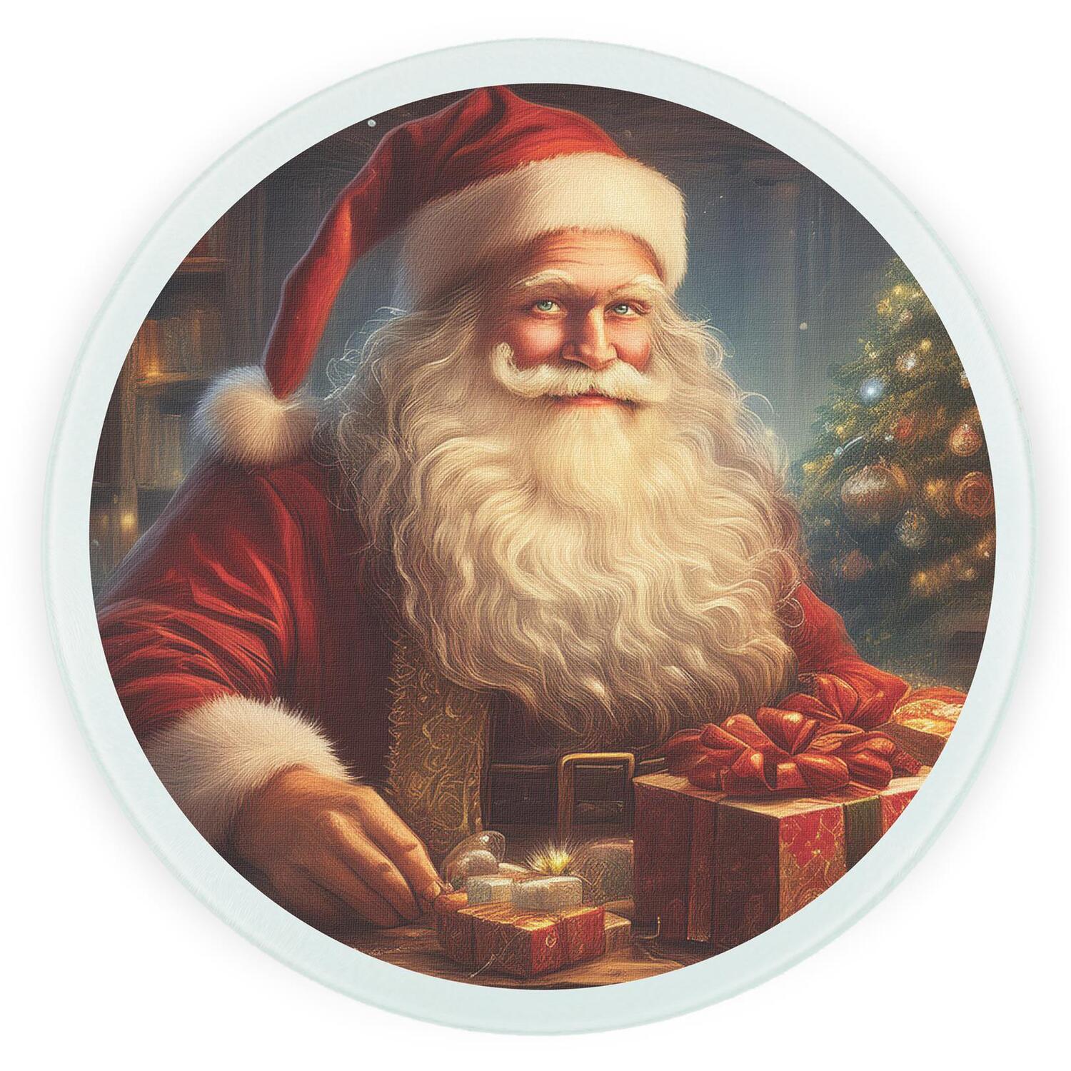 Image of Santa's Workshop Round Worktop Protector -&hellip;