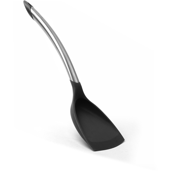Cuisipro Silicone Black Wok Spatula