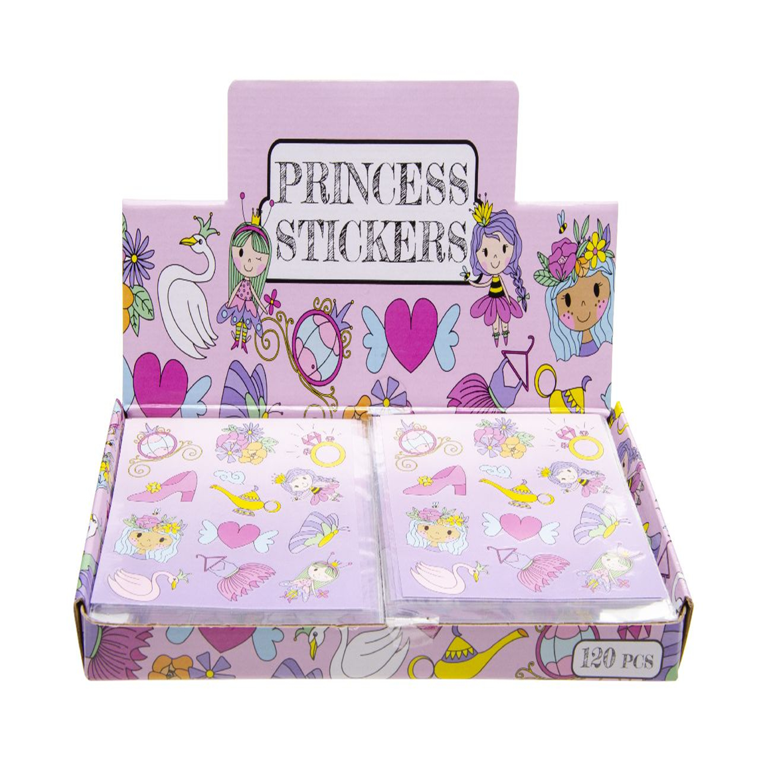  - Pack Of 144 Pieces Princess Stickers- Theme Party Bag Filller Gifts - Image 3