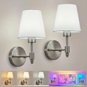 Unique Wall Lights with LED Bulbs Pack of Two