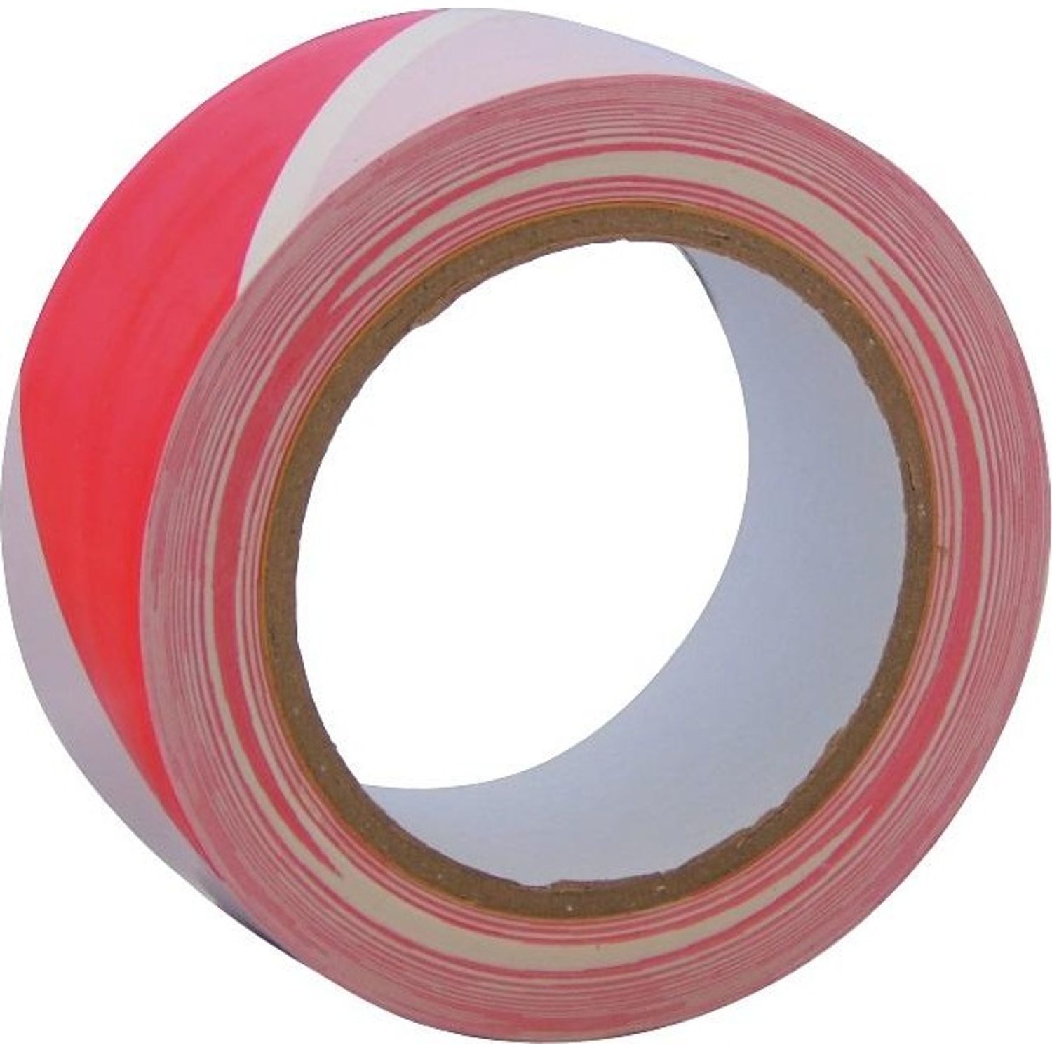 Universal Textiles 50Mm X 33M Self Adhesive Hazard Tape Red & White - One Colour