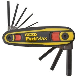 Stanley Hand Tools Metric Fatmax Locking Hexagon Key Set, 8 Piece