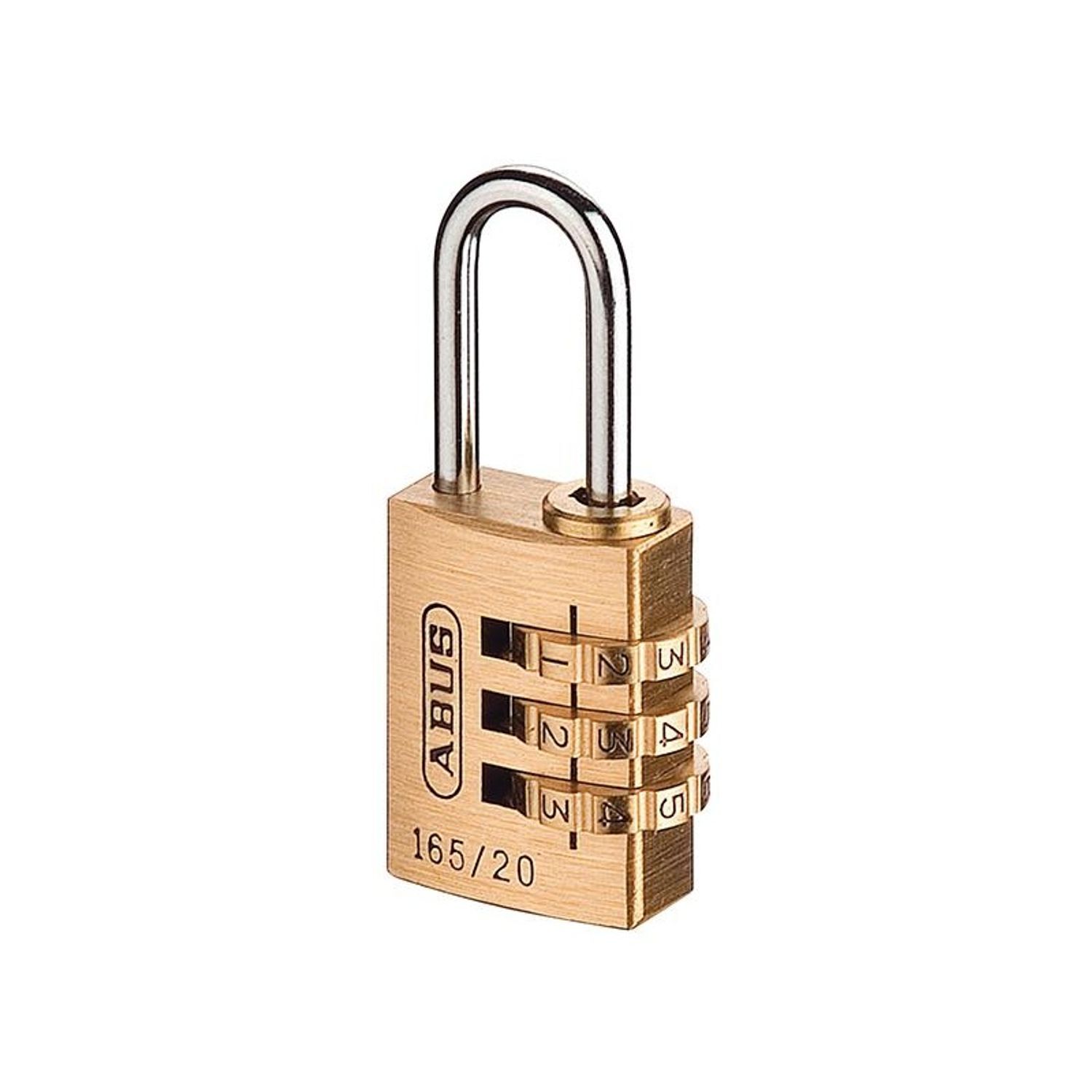 Abus Mechanical 165 Series Combination Padlock A - Multi Colour