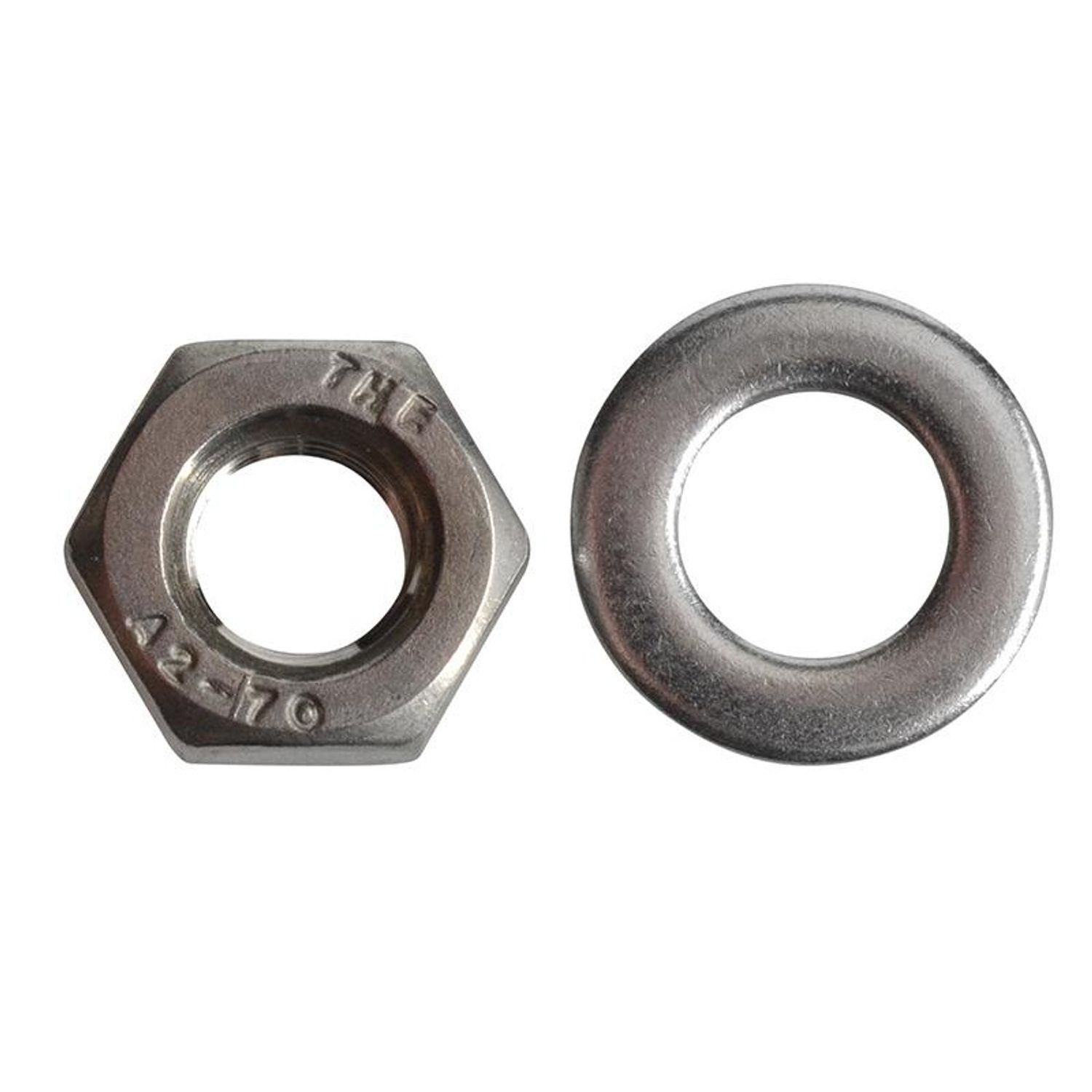 Forgefix Hexagonal Nuts & Washers A2 Stainless Steel M6 Forgepack 20 - Multi Colour