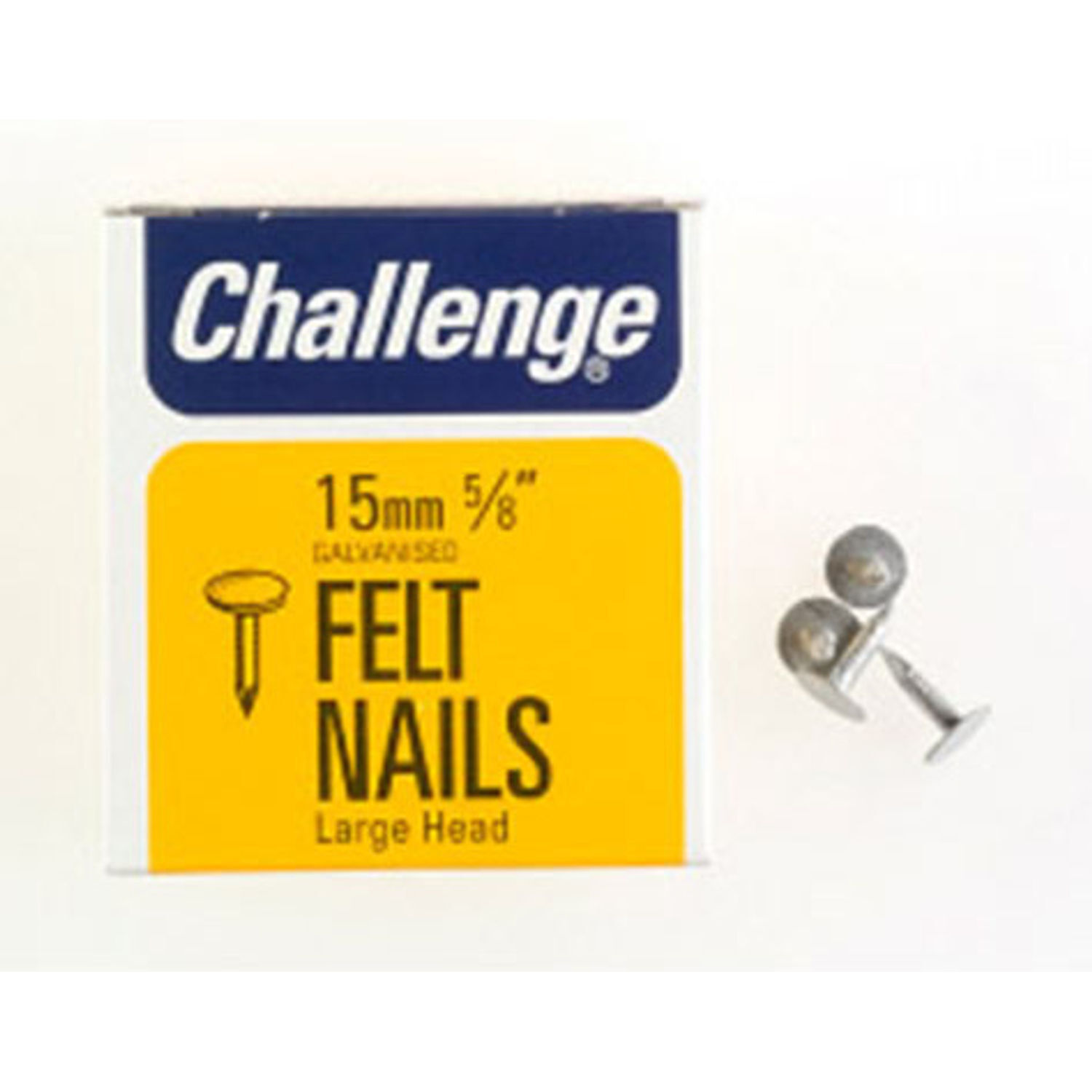Challenge Galvanised Clout Nails A - Silver