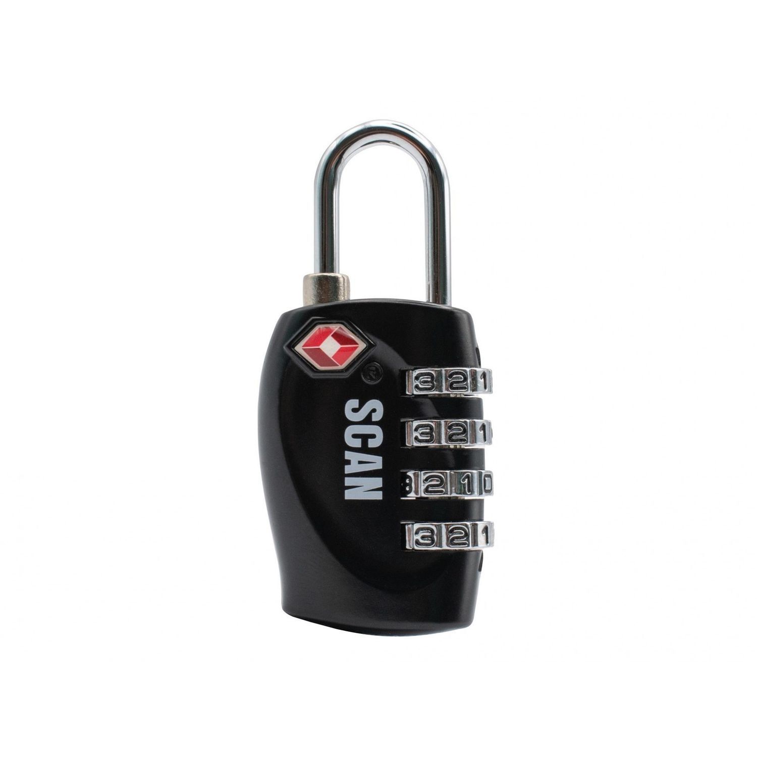 Scan Zinc Combination Padlock Tsa Approved A - Multi Colour