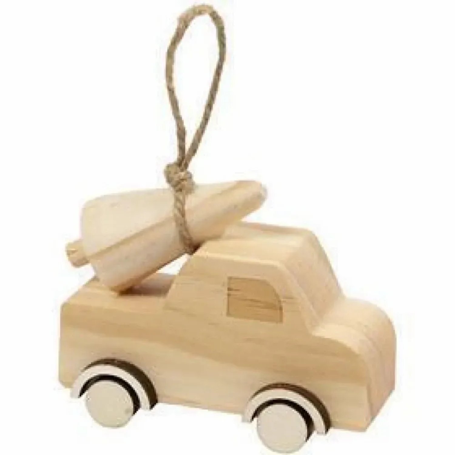 - Lorry With Christmas Tree 3 PackPeach Hanging Decoration - Image 3