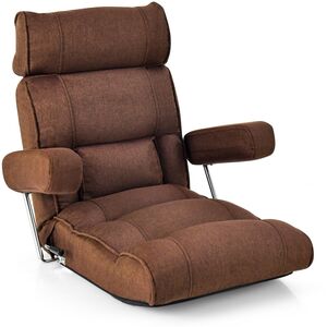 Costway Lazy Sofa Couch with Position Headrest