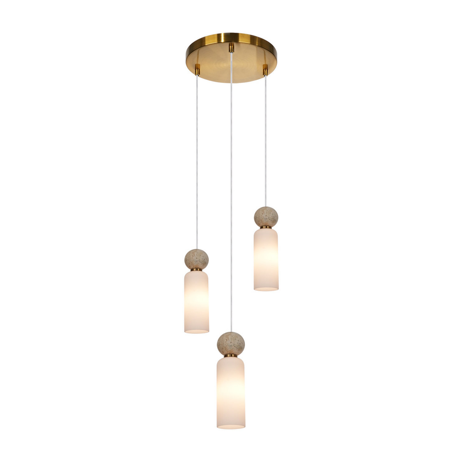 Italux Lighting Santos Pendant Light Gold A - Gold
