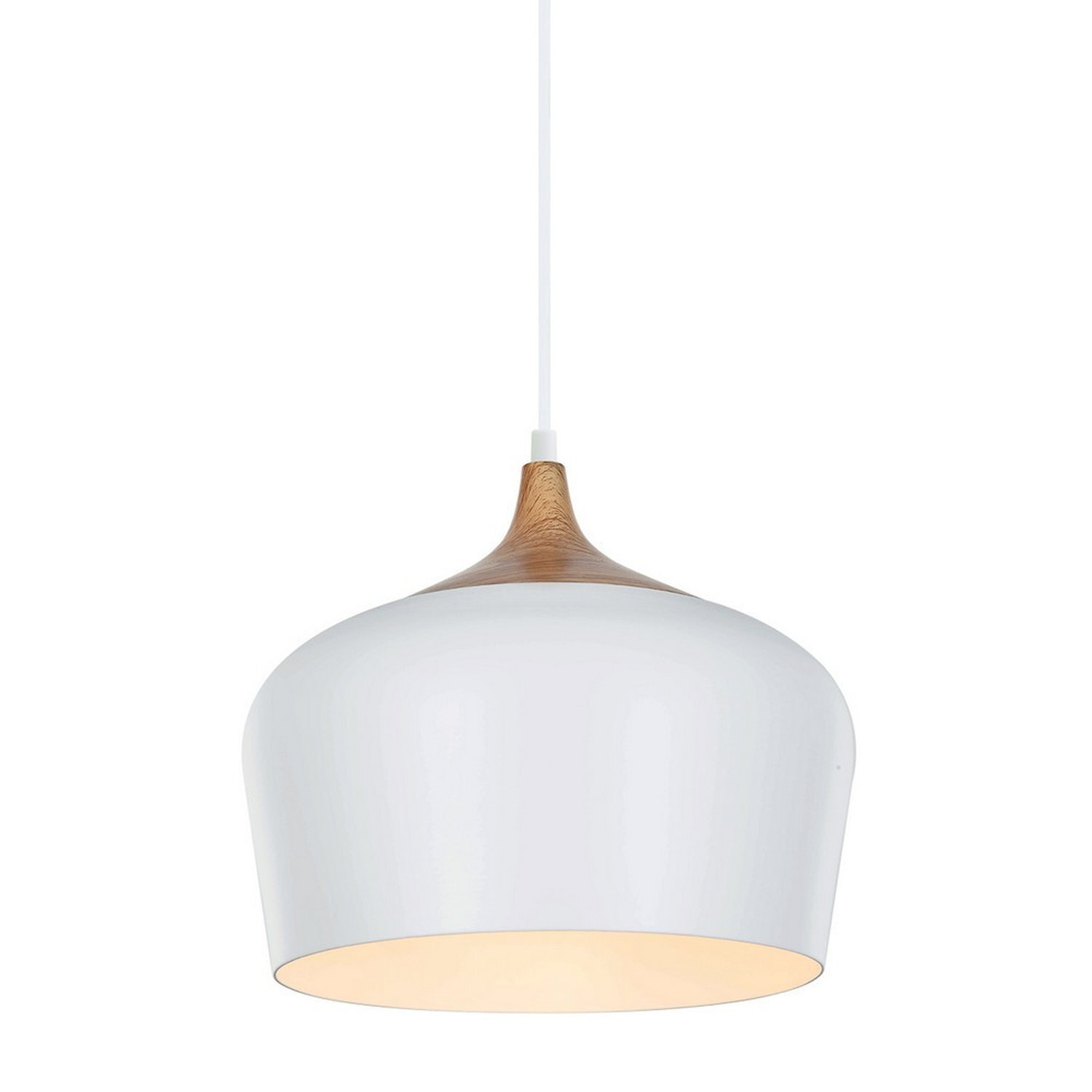 Italux Lighting Modern Pendant Light White K - White