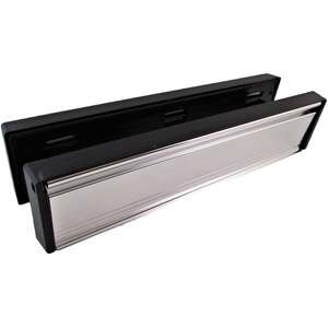 Silver Door Letter Box