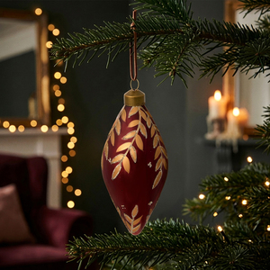 Auburn Leaf Bauble