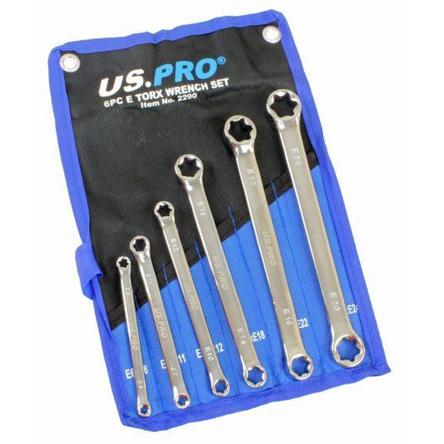 Us Pro Tools 6Pc E-Torx / Female Torx Star Wrench Spanner Set E6 - E24 2290 - Image 5