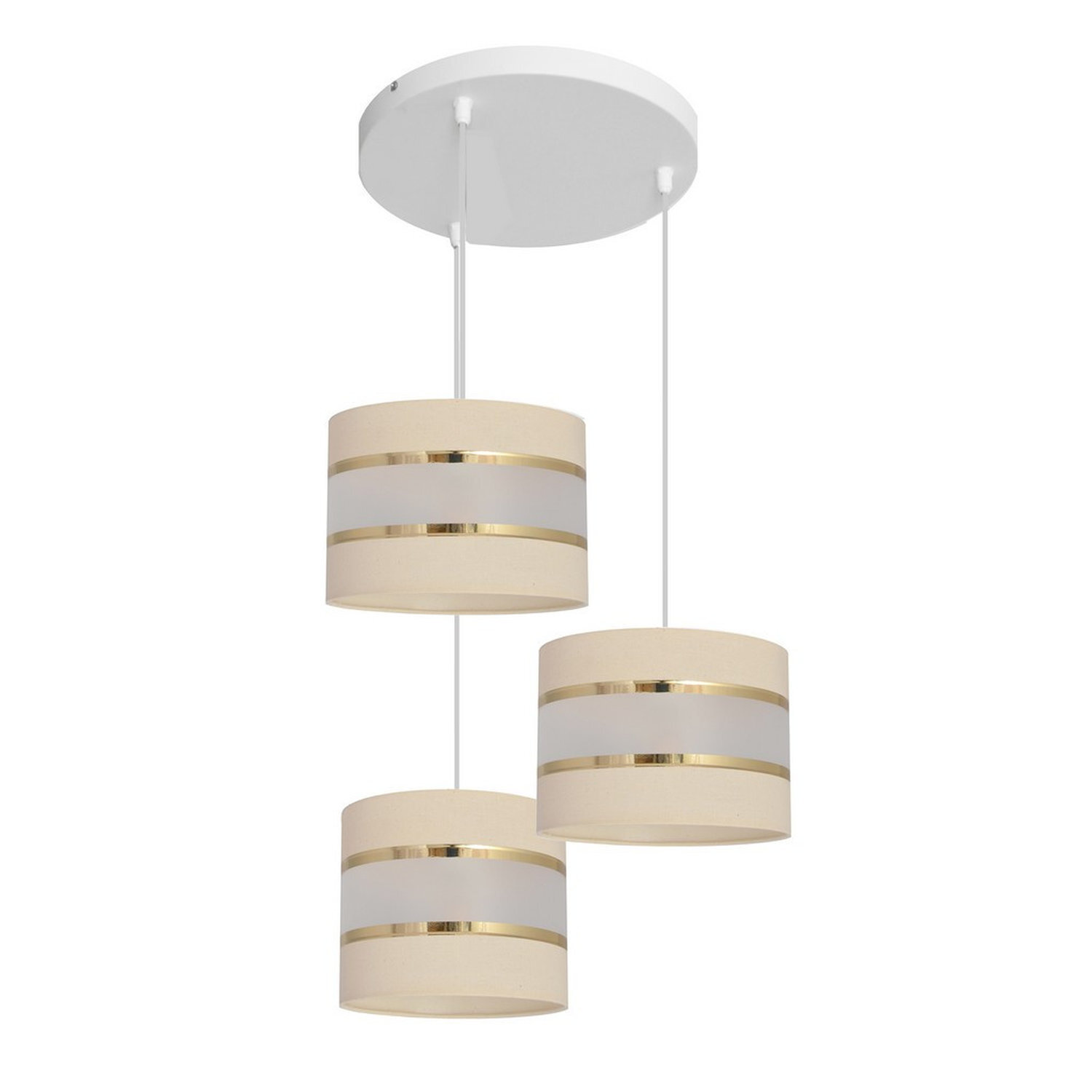 Helam Lighting Helen Pendant Light Cream