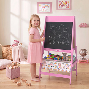 AIYAPLAY Art Easel for Kids 3 in 1 Double Sided Kids Easel with Storage