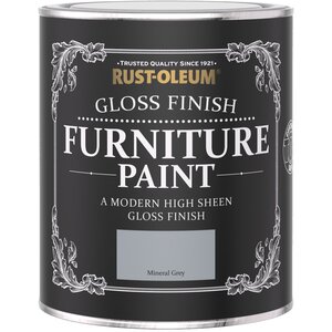 Rust-Oleum Gloss Furniture Paint Mineral Grey