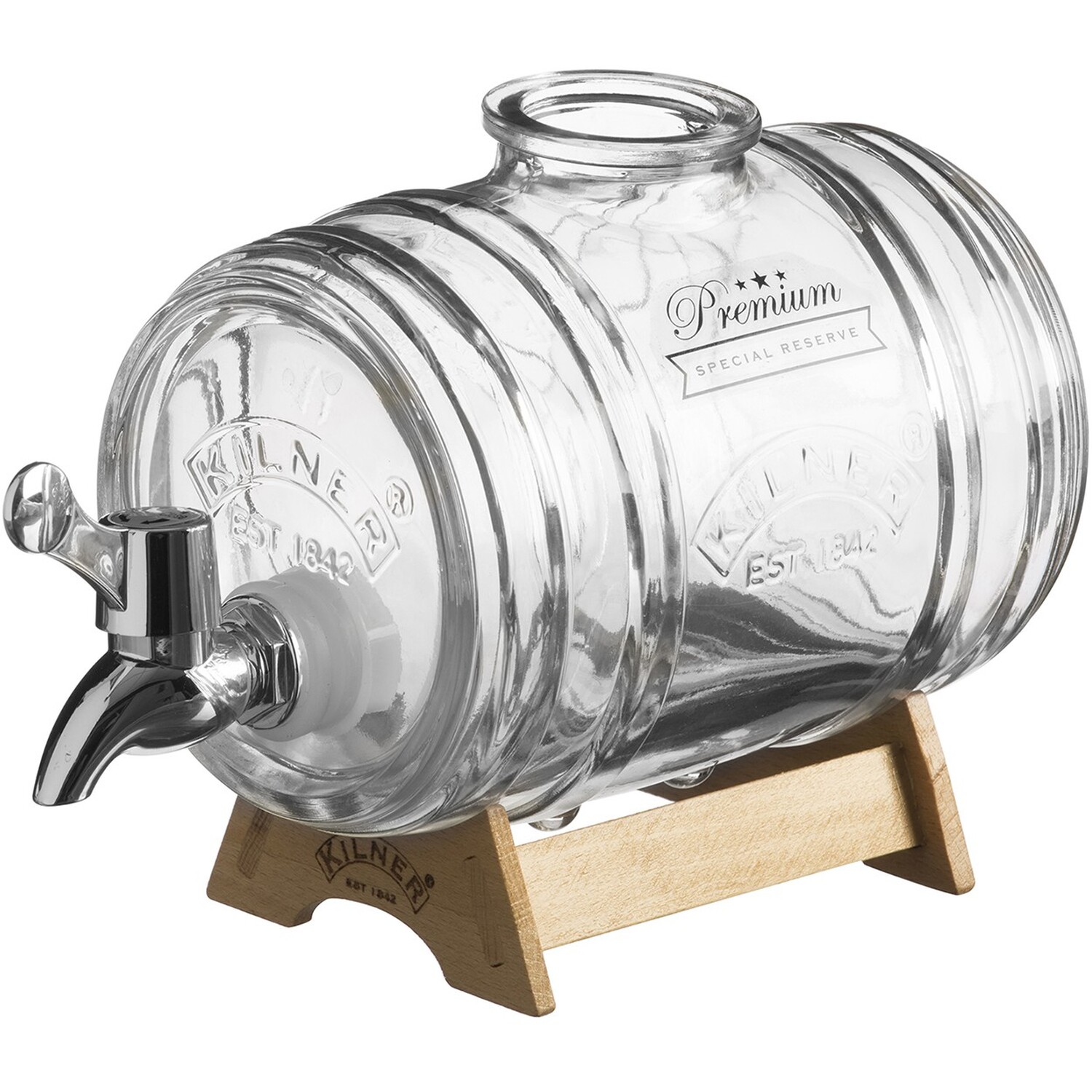 Image of Kilner Glass Barrel Drinks Dispenser - Cleaqr