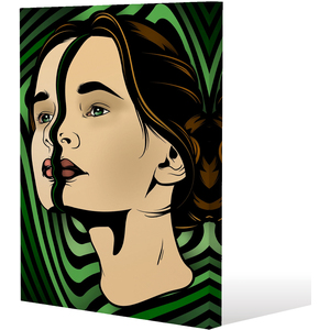portrait of woman Canvas Print