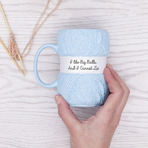 Knitting Mug 'Big Balls'