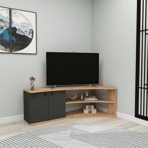 Corner TV Unit TV Stand Entertainment Center Dion