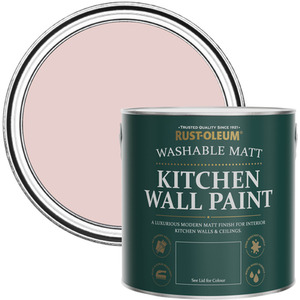Rust-Oleum  Kitchen Wall Paint Matt  - Pink Champagne 2.5L