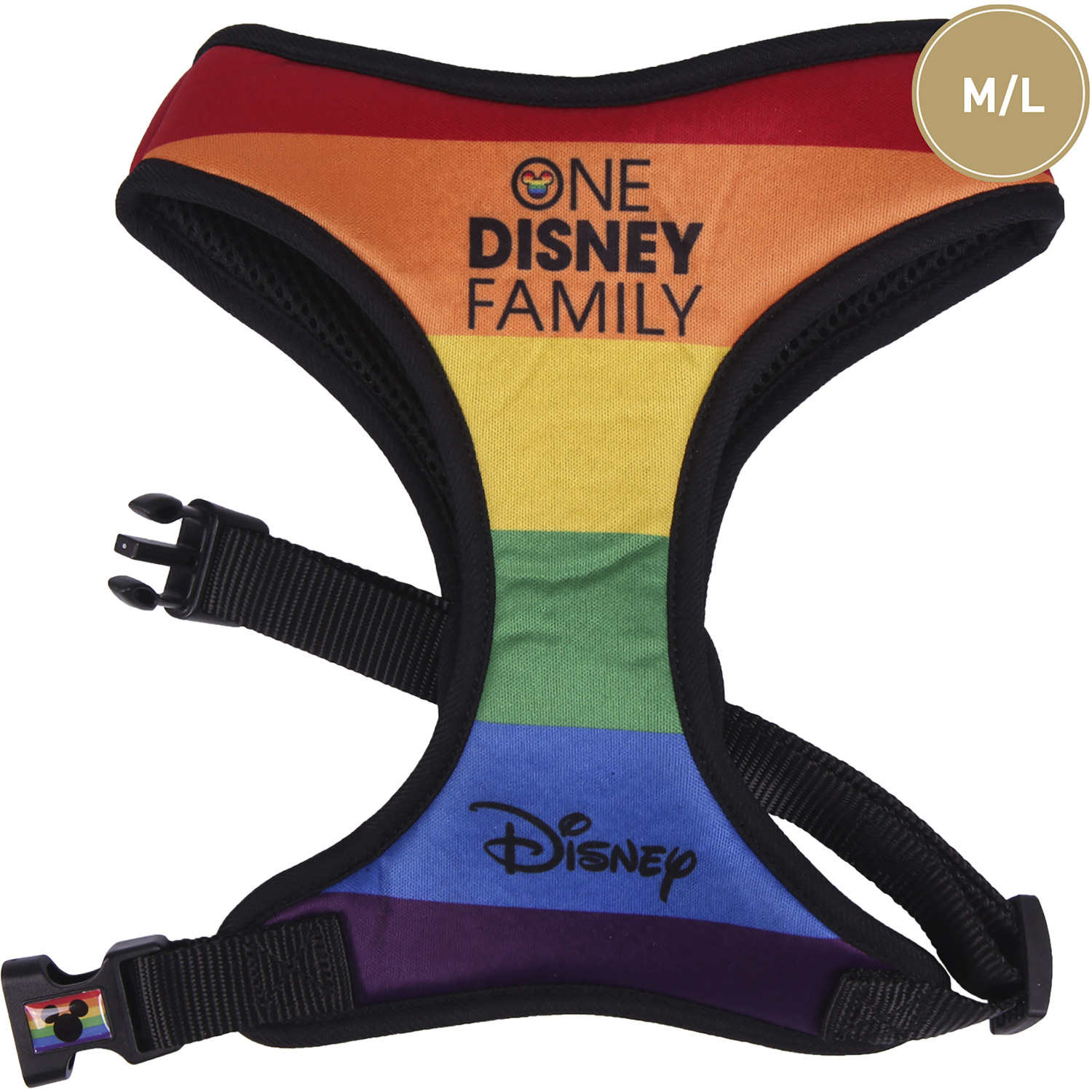 Disney Pride Dog Harness - Multicoloured / Medium / Large