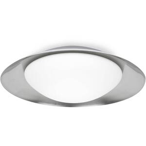 Side LED Indoor Medium Flush Wall Light White, Nickel