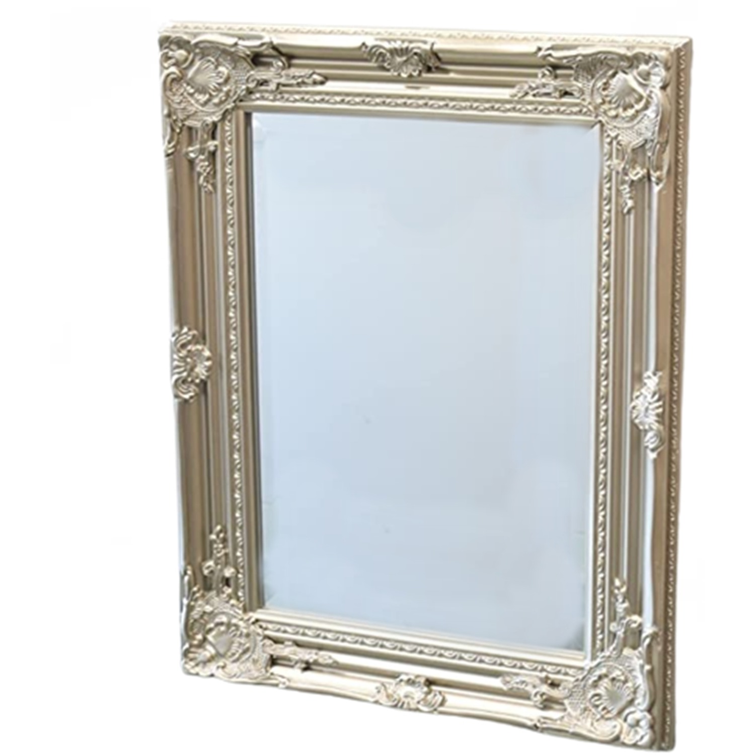 Image of Medium Vintage Silver Leaner Ornate Wall&hellip;