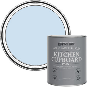 Rust-Oleum Kitchen Cupboard Paint in Gloss Finish - Powder Blue 750ml