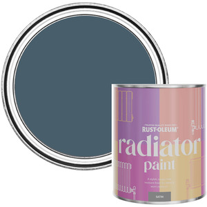 Rust-Oleum Radiator Paint in Satin Finish - Blueprint 750ml