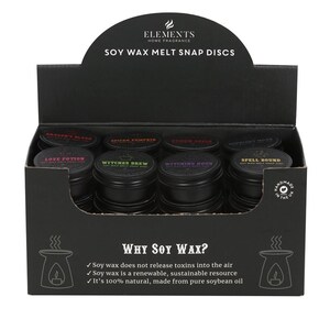 32 Gothic Soy Wax Snap Discs