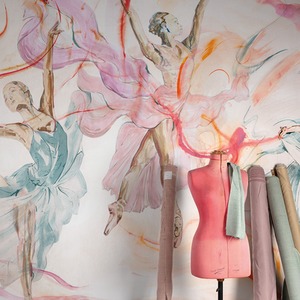 Ballet Dancers Mural Wallpaper