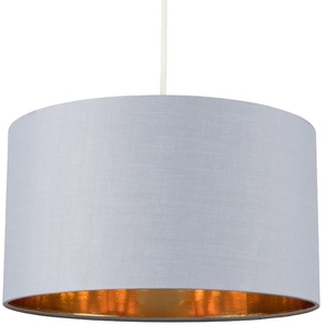 Reni Large Warm Grey And Gold Ceiling Pendant Shade