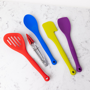 Colourworks 5-Piece Silicone Cooking Utensils Set