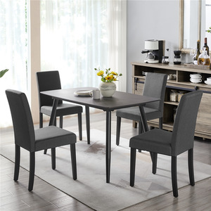 Set of 4 Fabric Upholstered Dining Chair