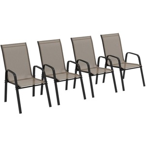 Set of four Mesh Garden Chairs