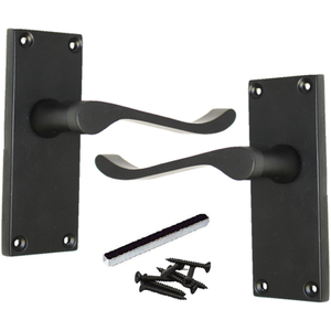 Victorian Scroll Lever Interior Latch Door Handles