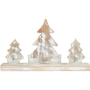 Wooden Forest Tealight Holder