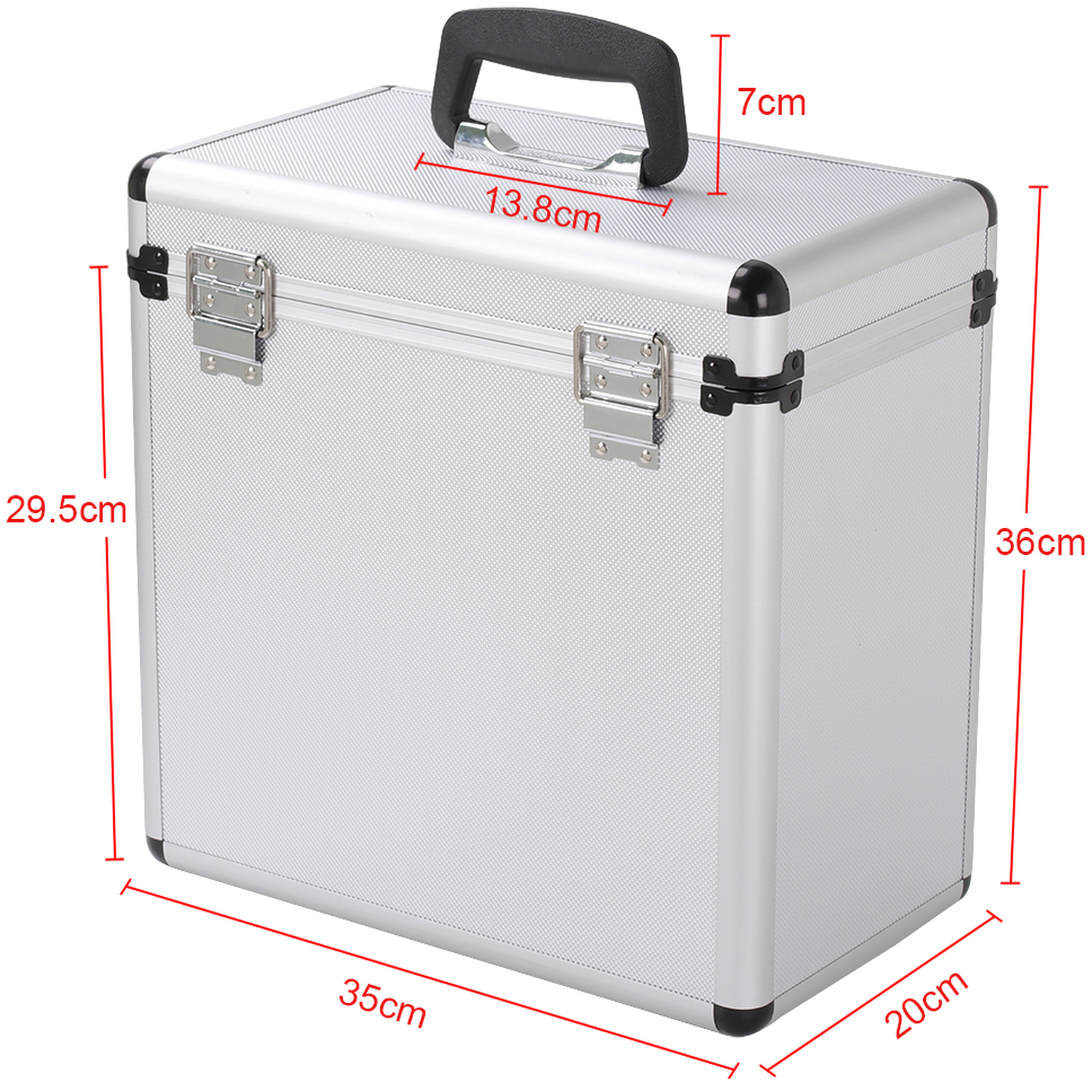LP Storage Case with Lockable Latches