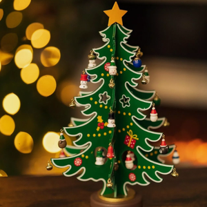 Christmas Wooden Tree Decoration DIY