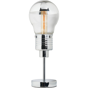 Quirky Bulb Chrome Table Lamp