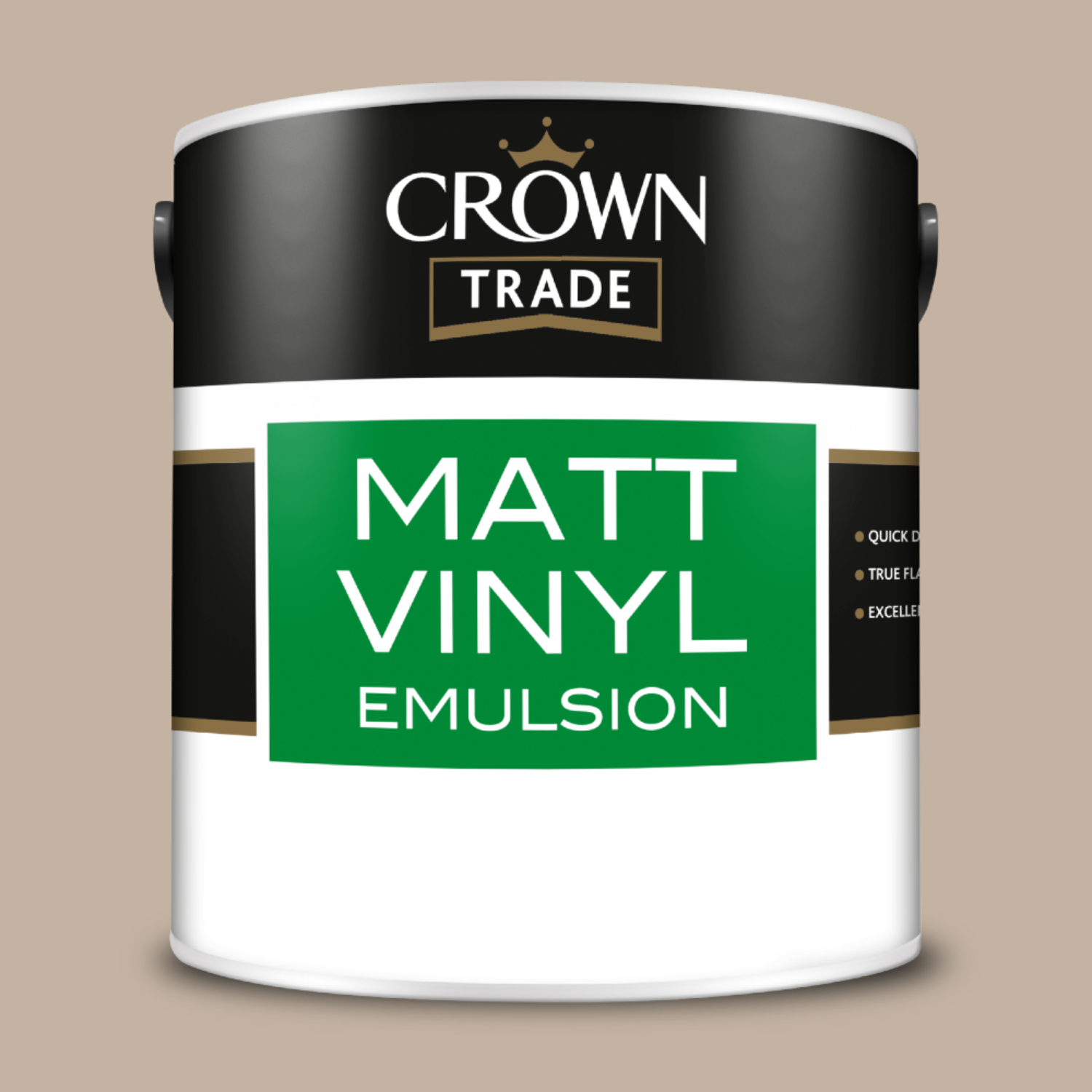 Crown Trade Vinyl Matt Mixed Colour - Taupe  / 2.5l