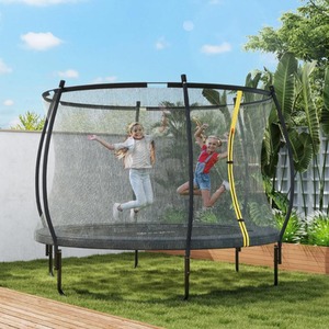 Trampoline with Enclosure Net and Spring Cover