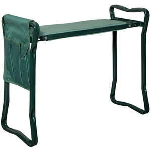 Green Garden Kneeling Pad with Chair and Detachable Tool Bag