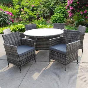 Madrid 6 Seater Bistro Set