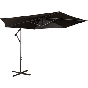 3m Cantilever Parasol in Black with Crank Handle
