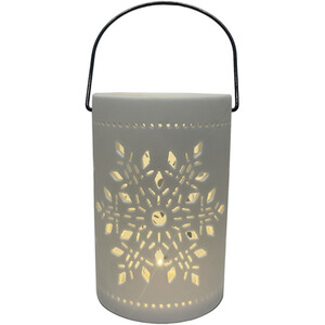 LED Snowflake Lantern with Handle