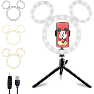 Disney Mickey Mouse Selfie Ring Light with Table Tripod