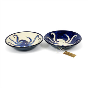 Signature Octopus Ceramic Pasta Bowls